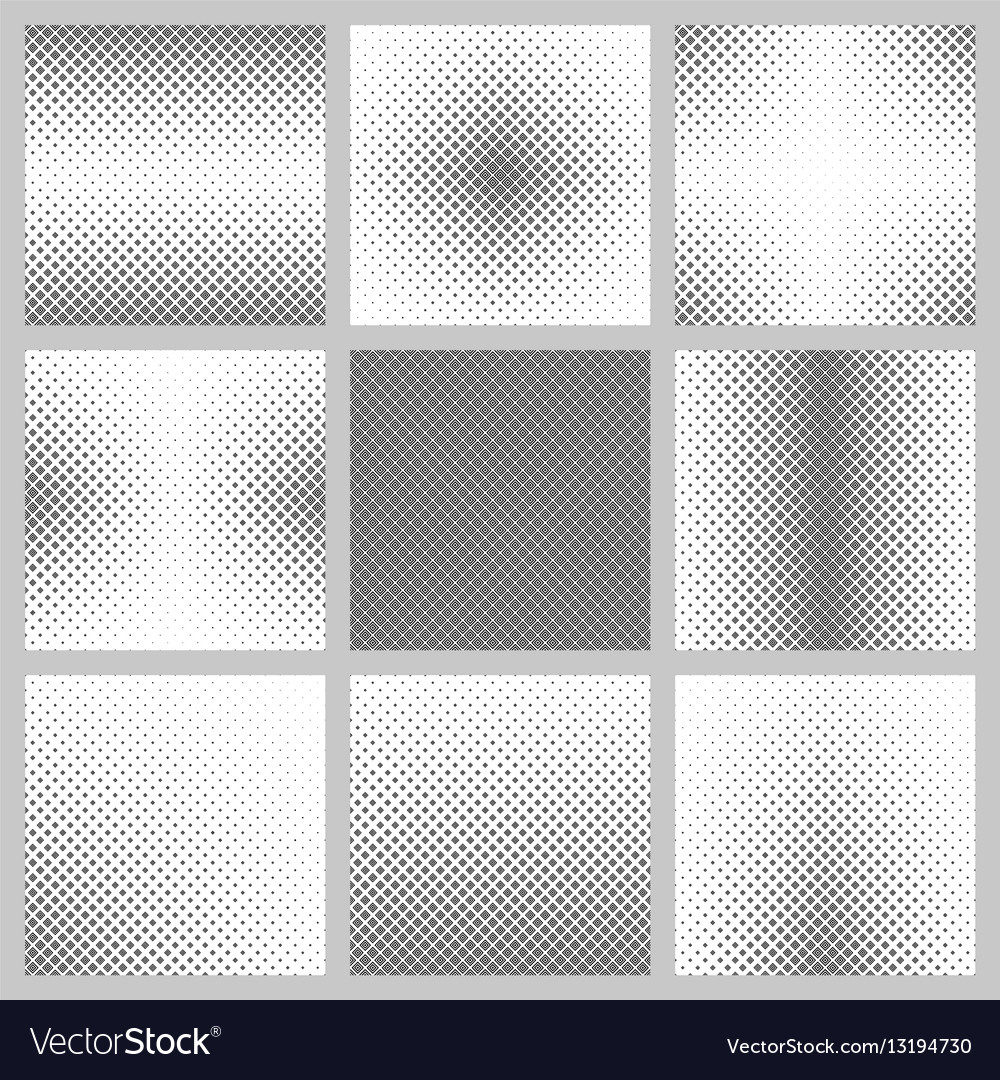Set diagonal square pattern designs