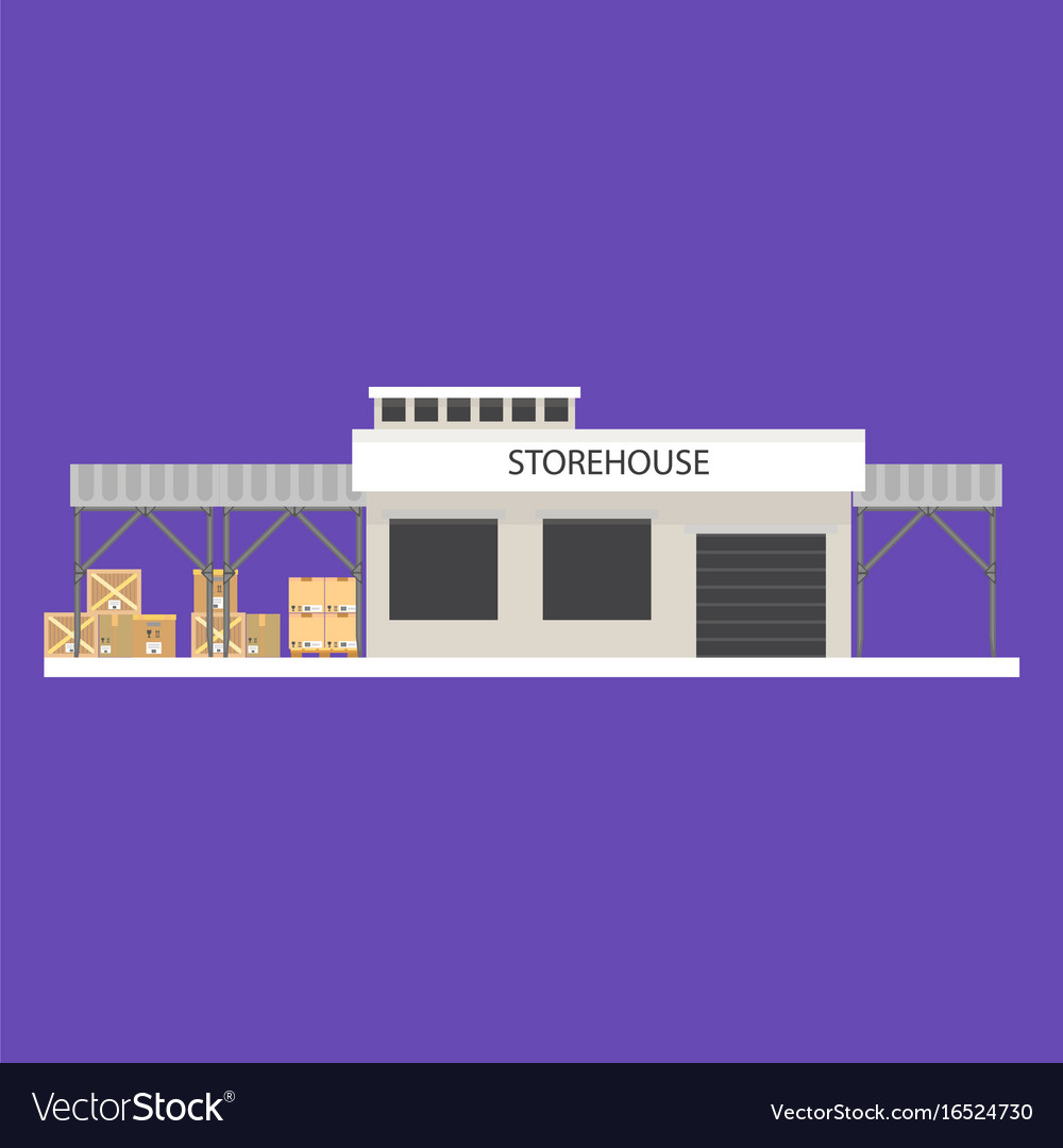 Small storehouse building