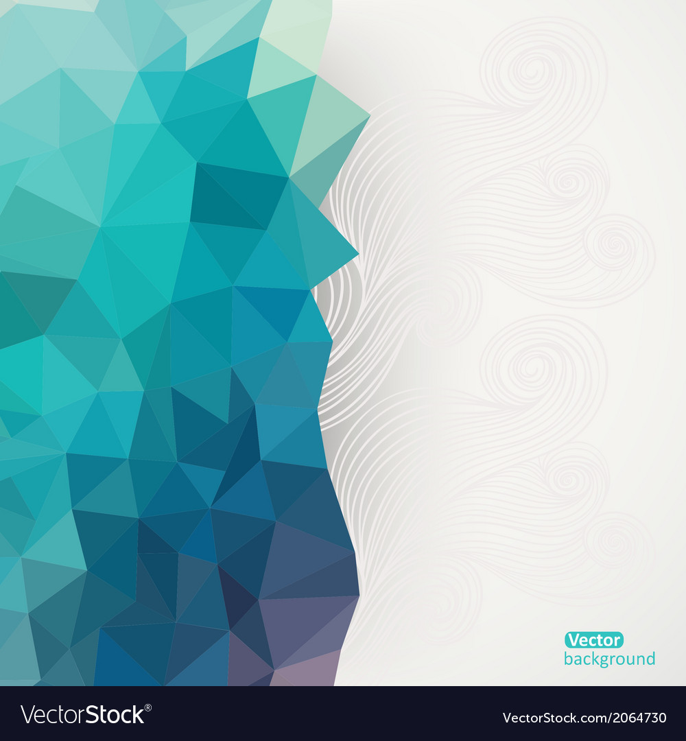 Triangle pattern background
