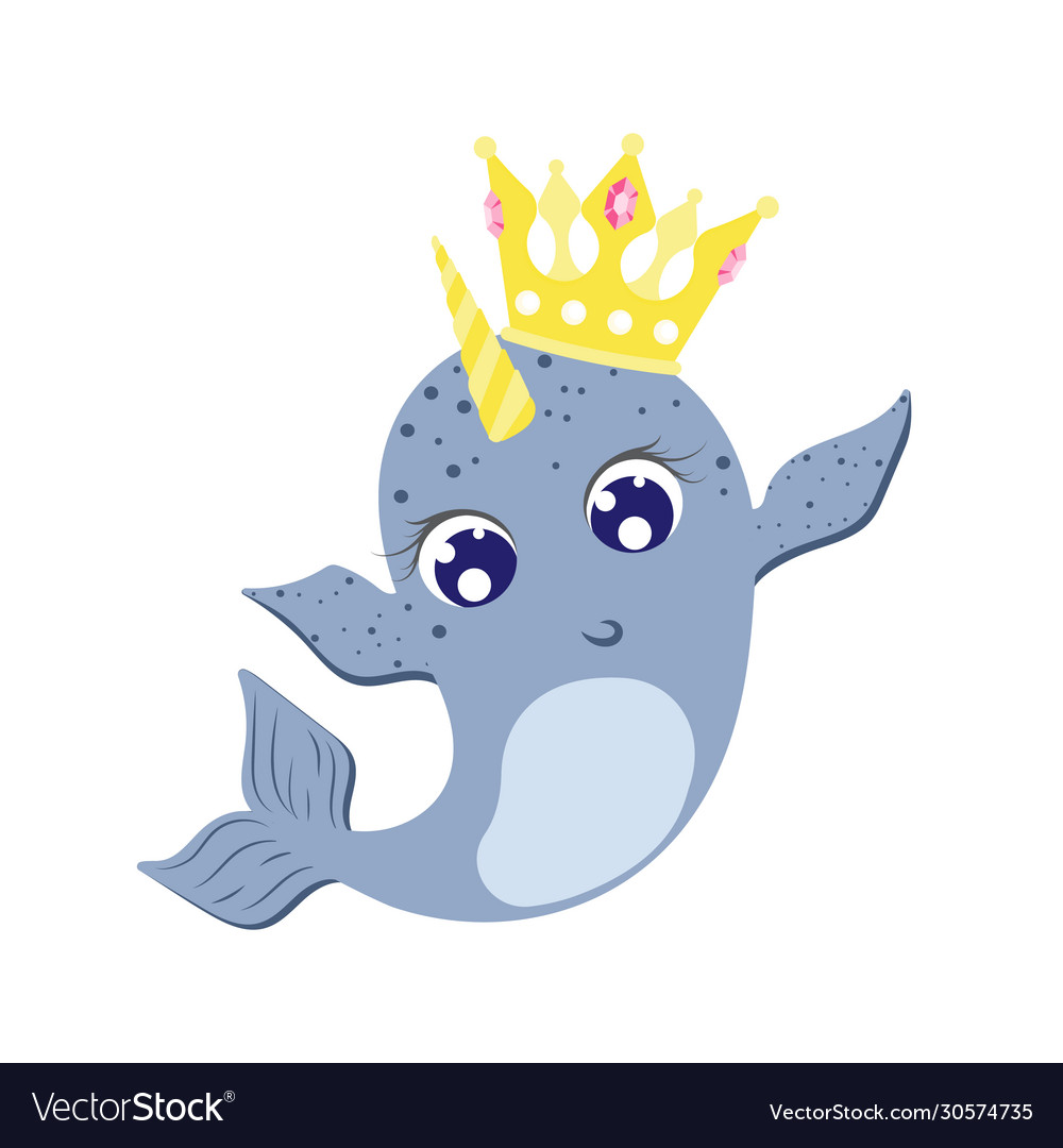 Narwhal toddler kawaii charakter kinder