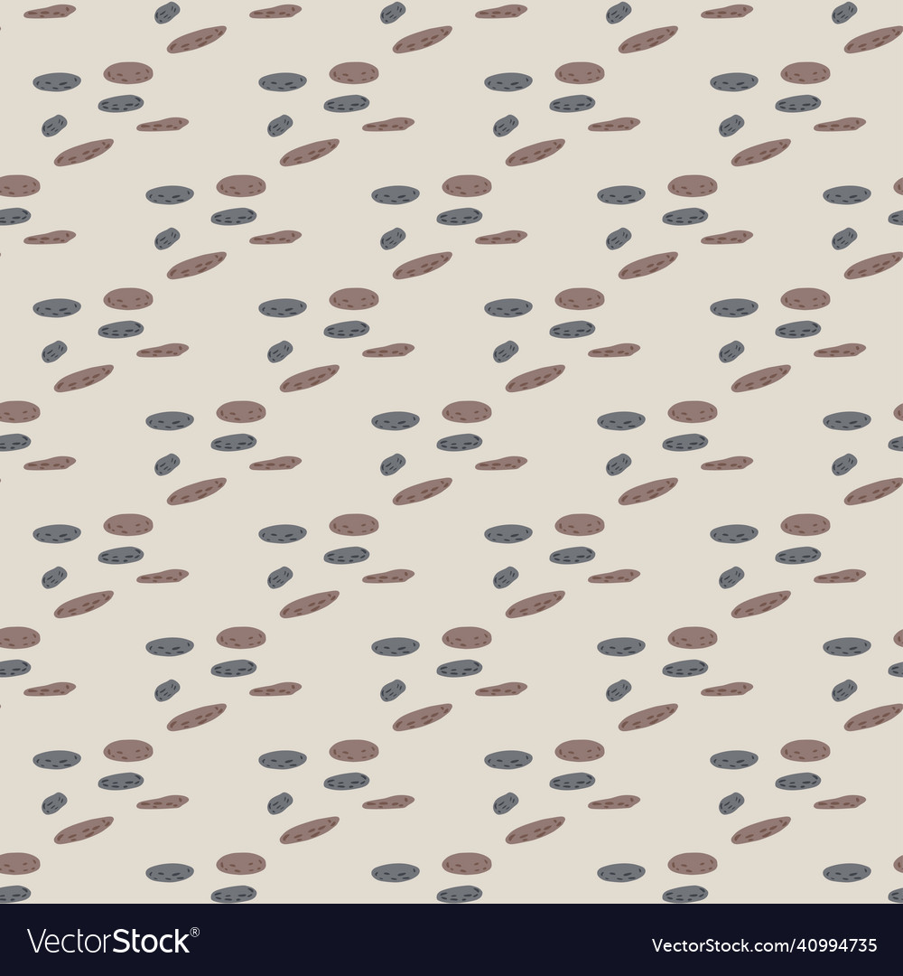 Seamless pattern pebbles beautiful texture gravel