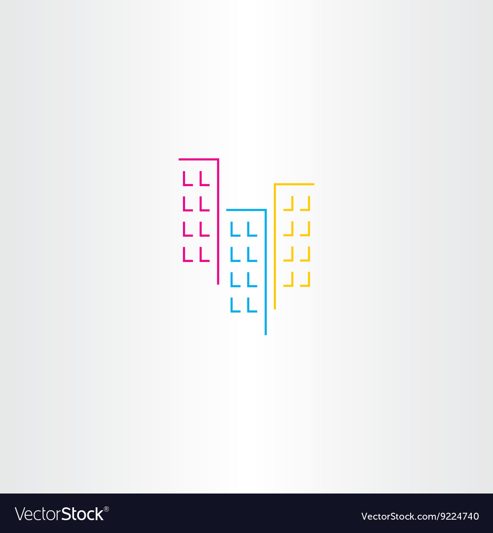 Building icon symbol element Royalty Free Vector Image