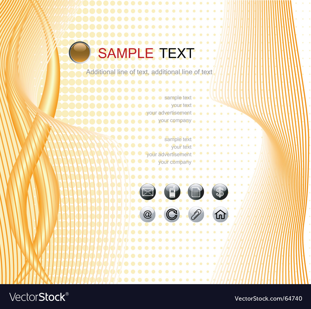 Web page template