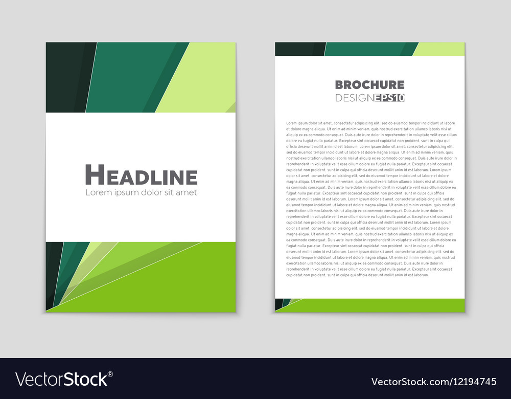 Abstract layout background set for art