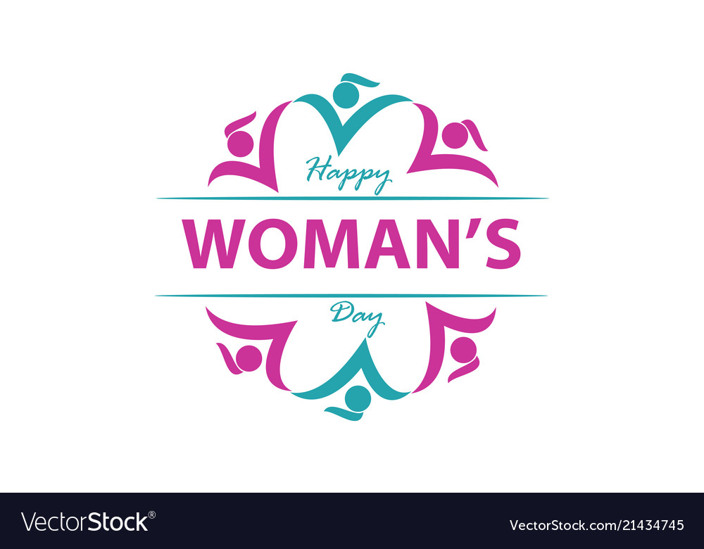 Happy womans day template