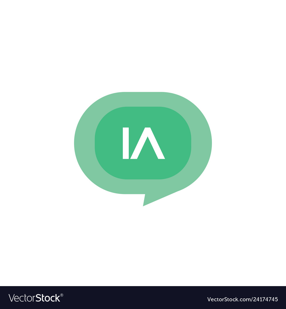 Initial letter logo ai template design