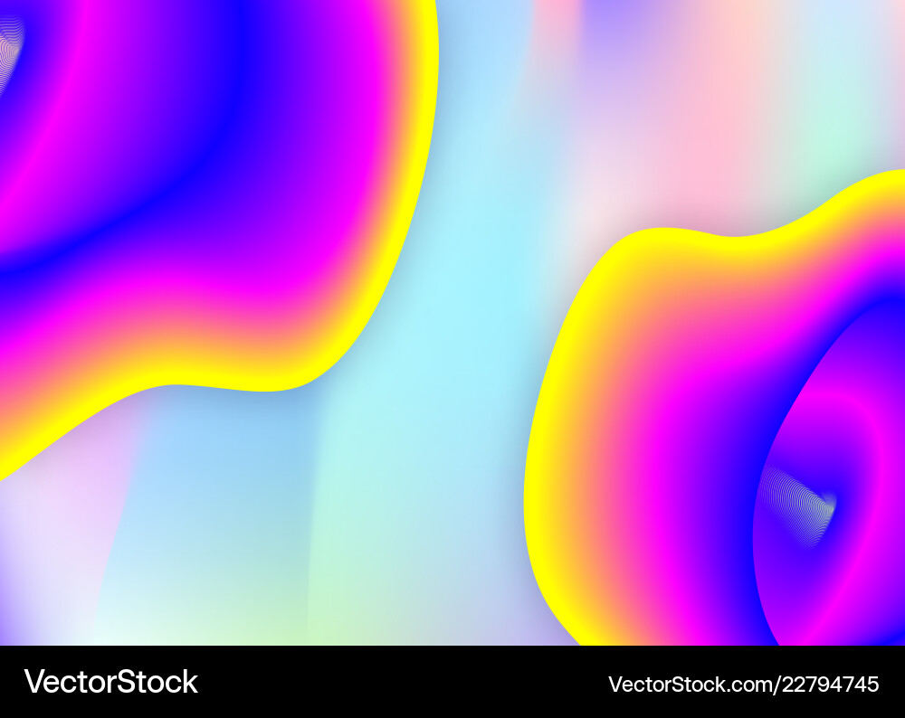 Liquid elements background with dynamic shapes Vector Image
