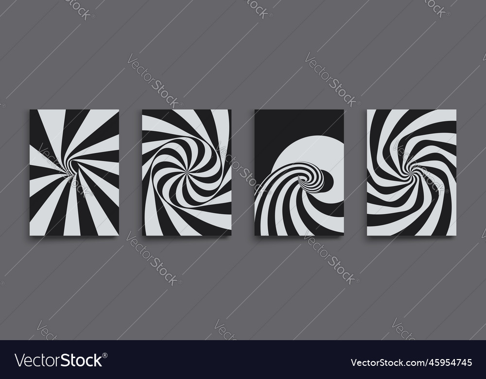 Pattern with optical black and white design