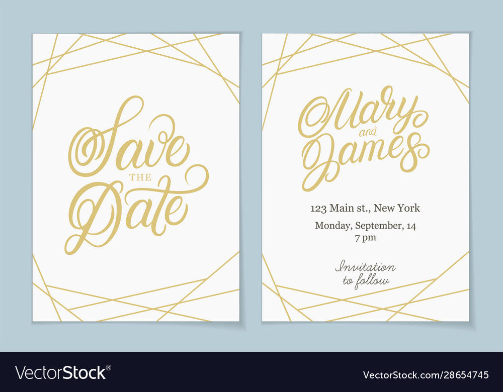 Wedding Date Template