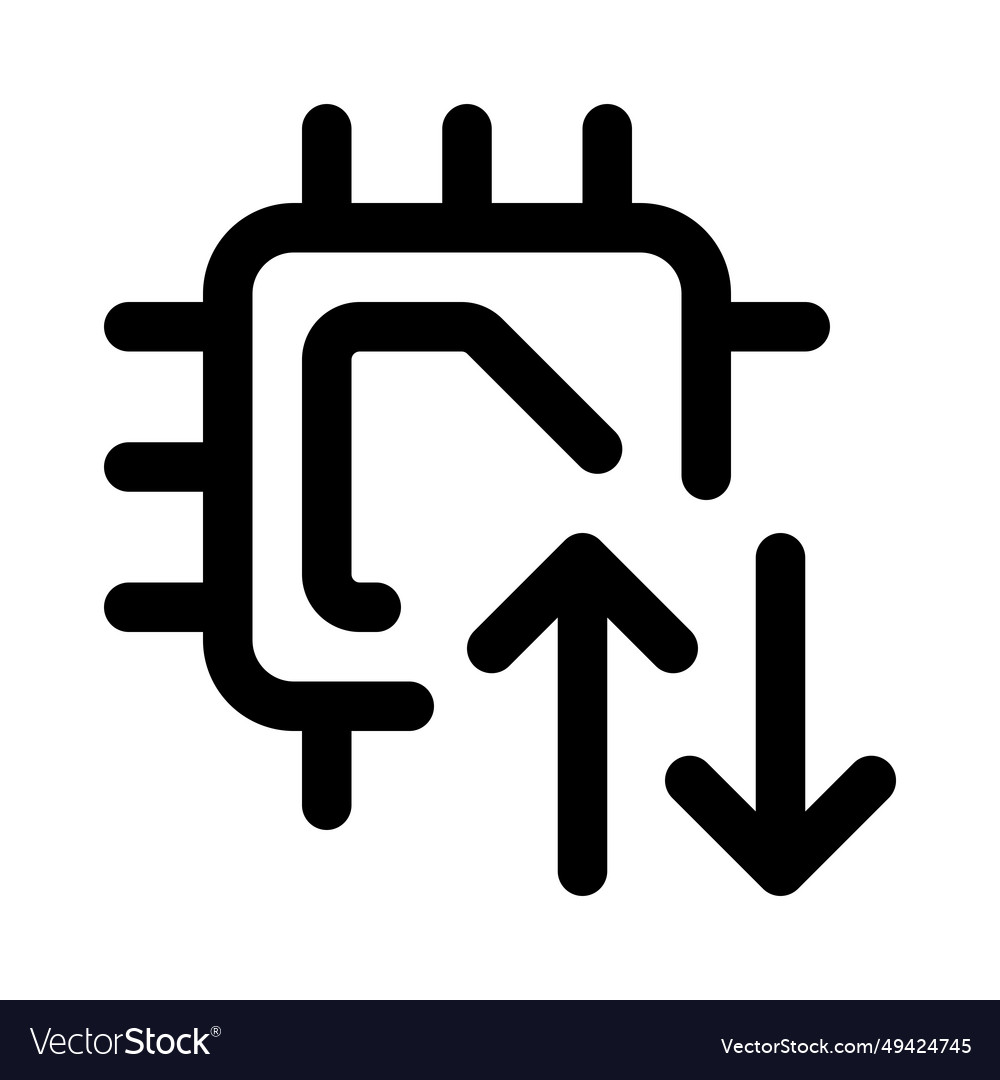 Utilizing a microprocessor to transfer data