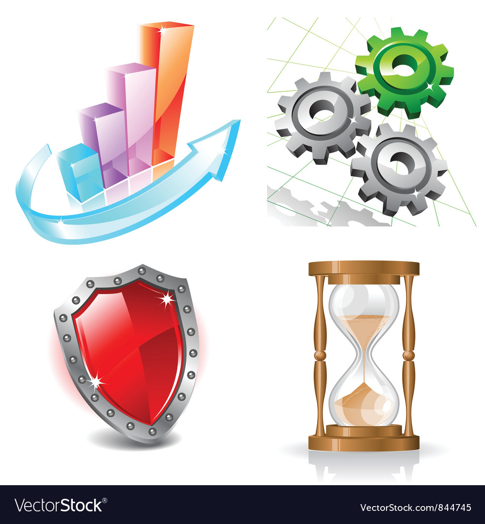 Web business icons