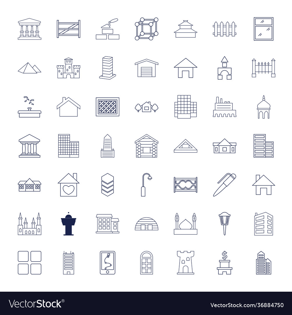 49 architecture icons