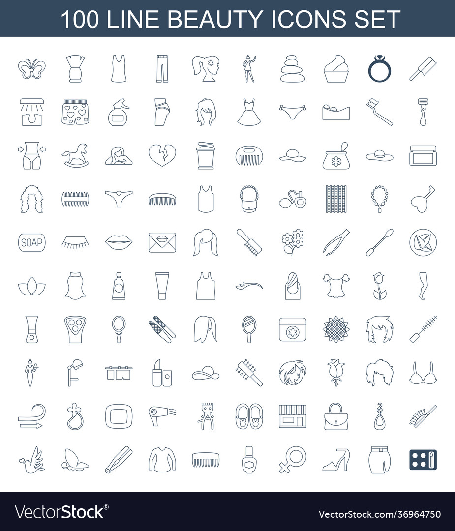 Schönheit Icons