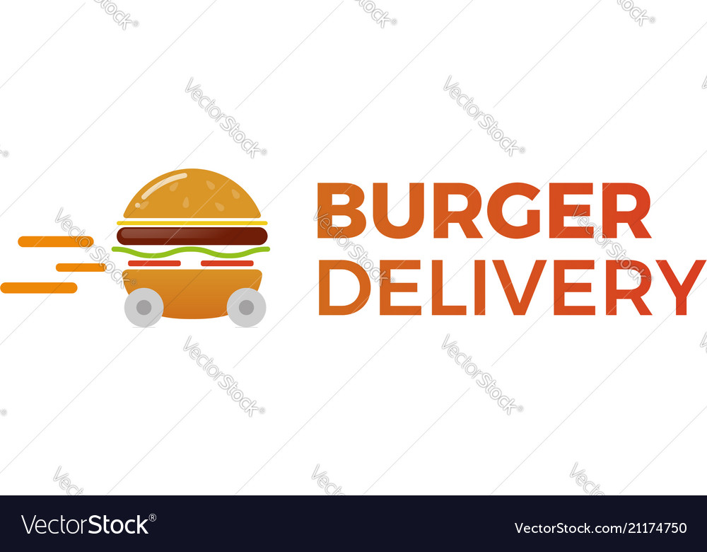 Burger delivery fast hamburger car