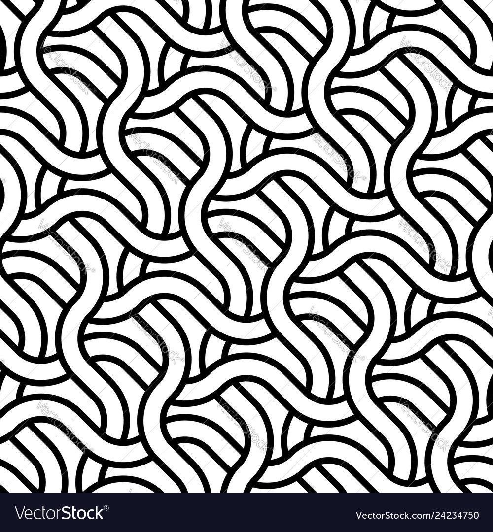 Design seamless monochrome zigzag pattern