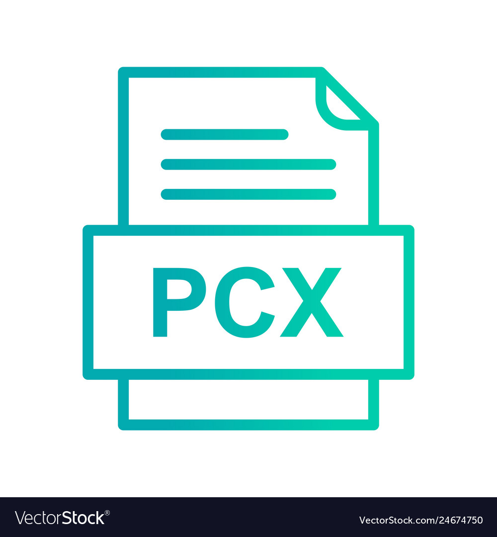 Pcx file document icon