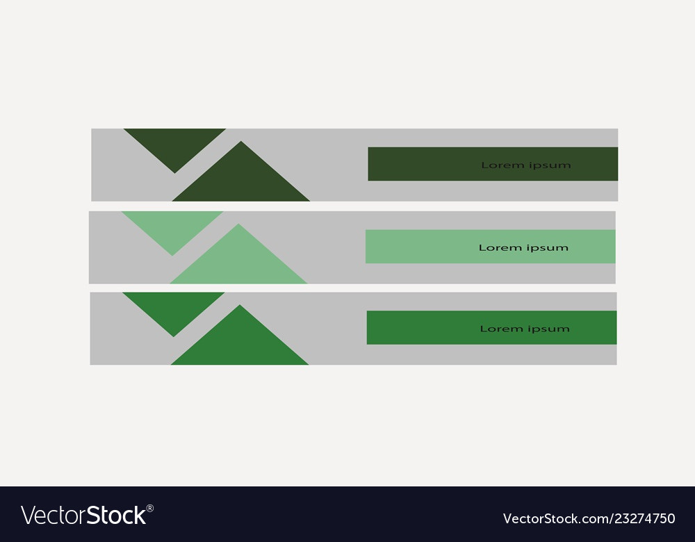 Set of abstract design templates