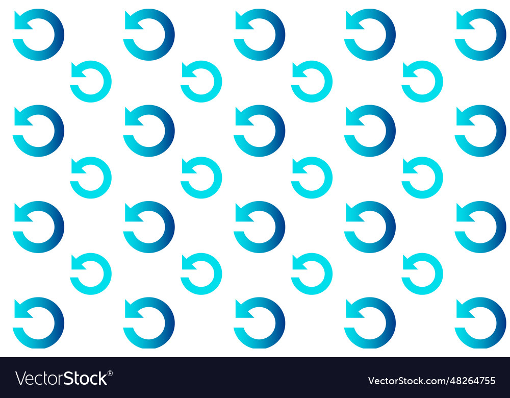 Abstract undo arrow pattern background