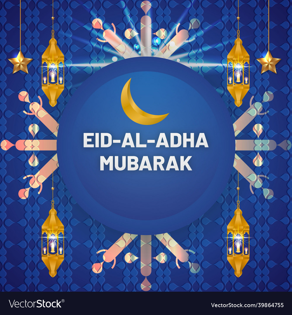 Eid-al- adha background Royalty Free Vector Image