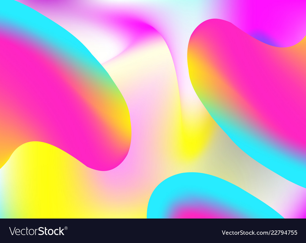 Fluid shape background with liquid dynamic