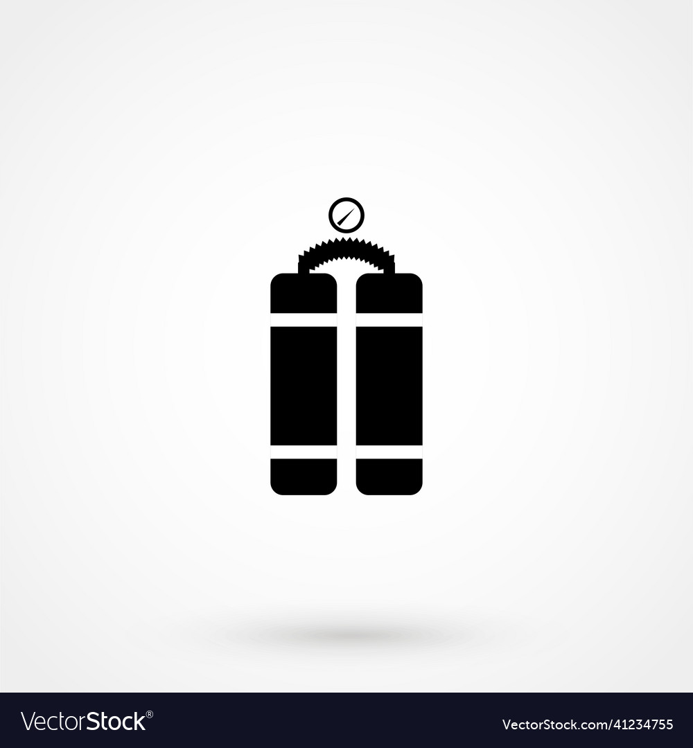 Oxygen bottles icon on white background