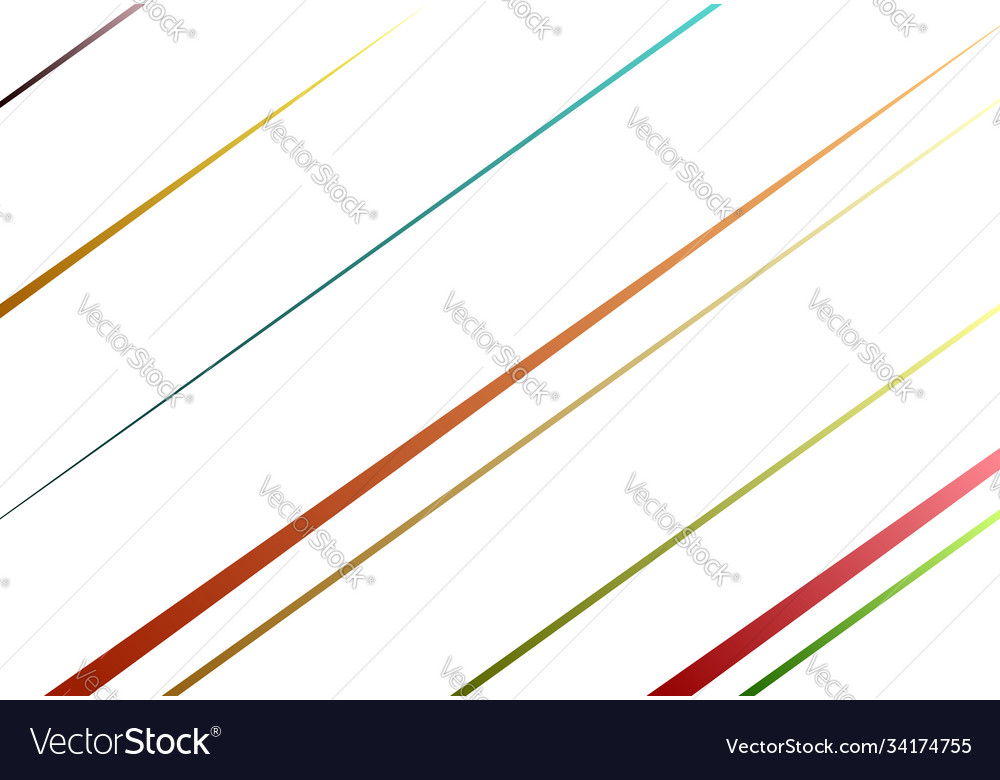 Random colorful lines with gradient fill vector image Random colorful lines with gradient fill