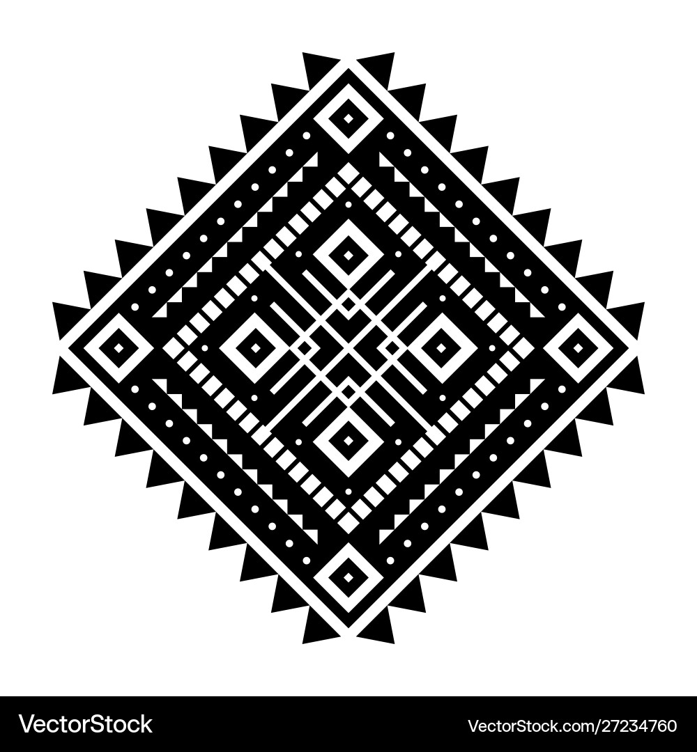Aztec element Royalty Free Vector Image - VectorStock