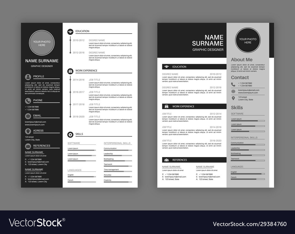 modern letterhead for microsoft word resume templates