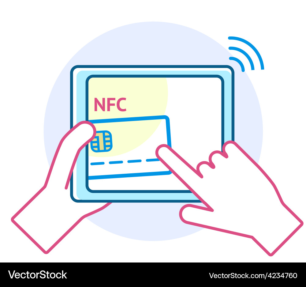 Mobile payment concept Royalty Free Vector Image