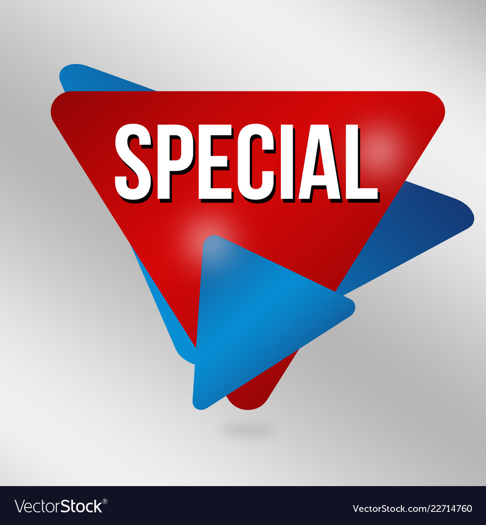 Special sign or label Royalty Free Vector Image