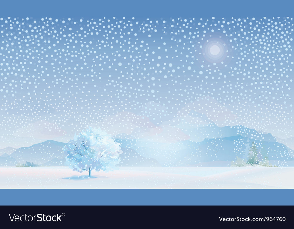 Winter Royalty Free Vector Image - VectorStock