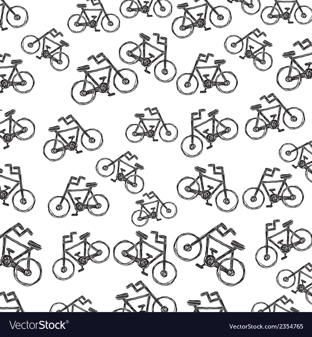 Bike design over white background