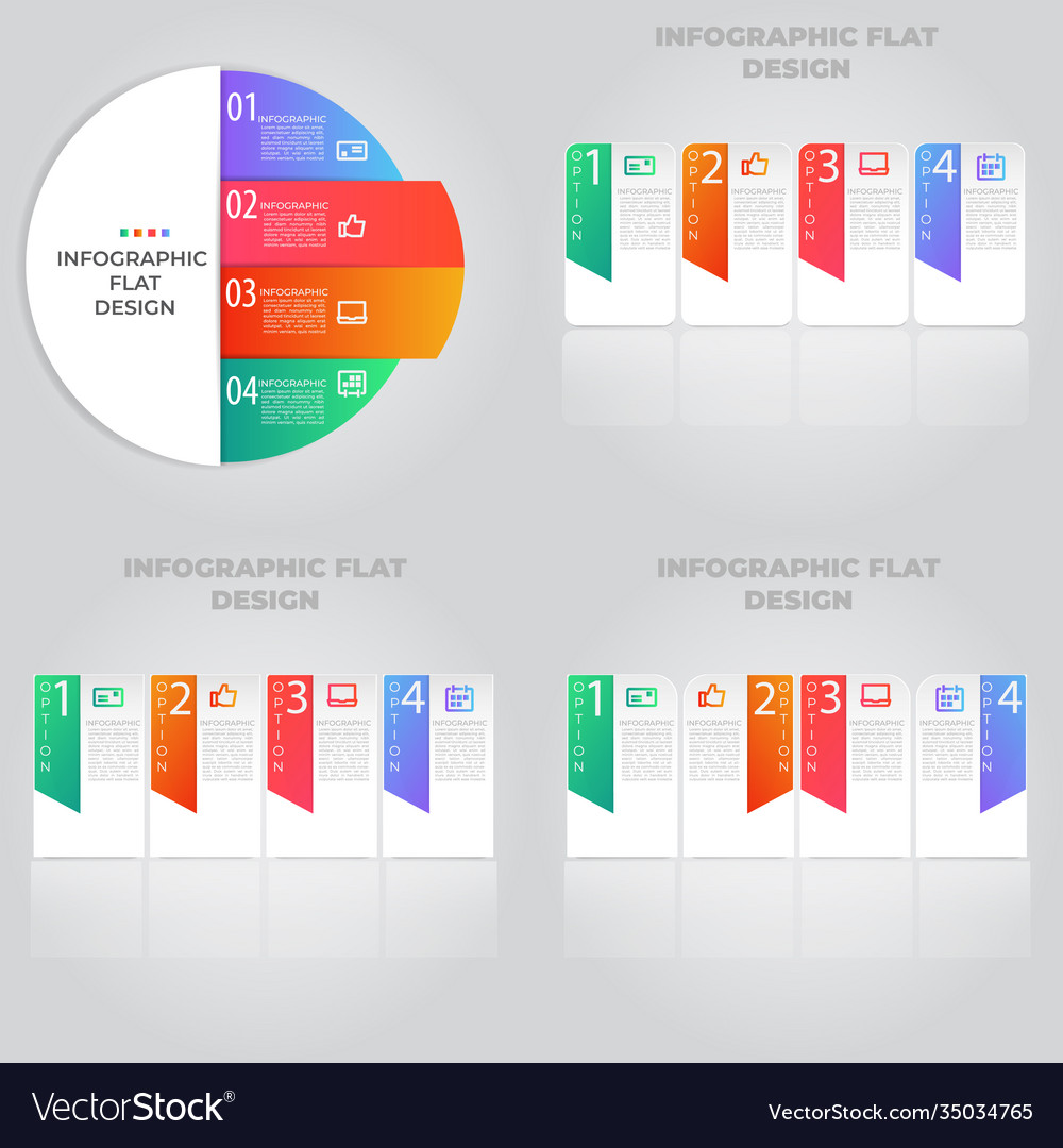 Business data visualization process chart
