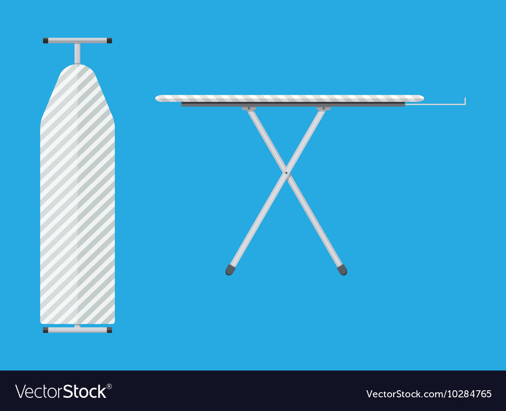 Folded and unfolded ironing board icon