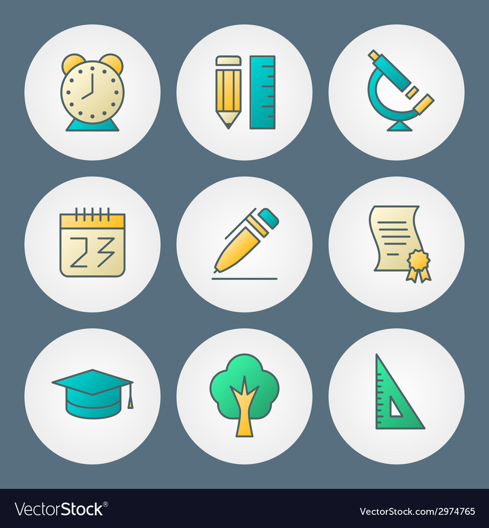 Icons set for web site design and mobile apps