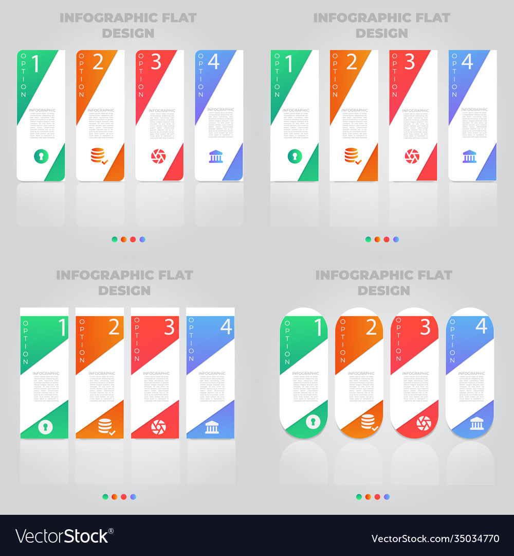 Business data visualization process chart Vector Image