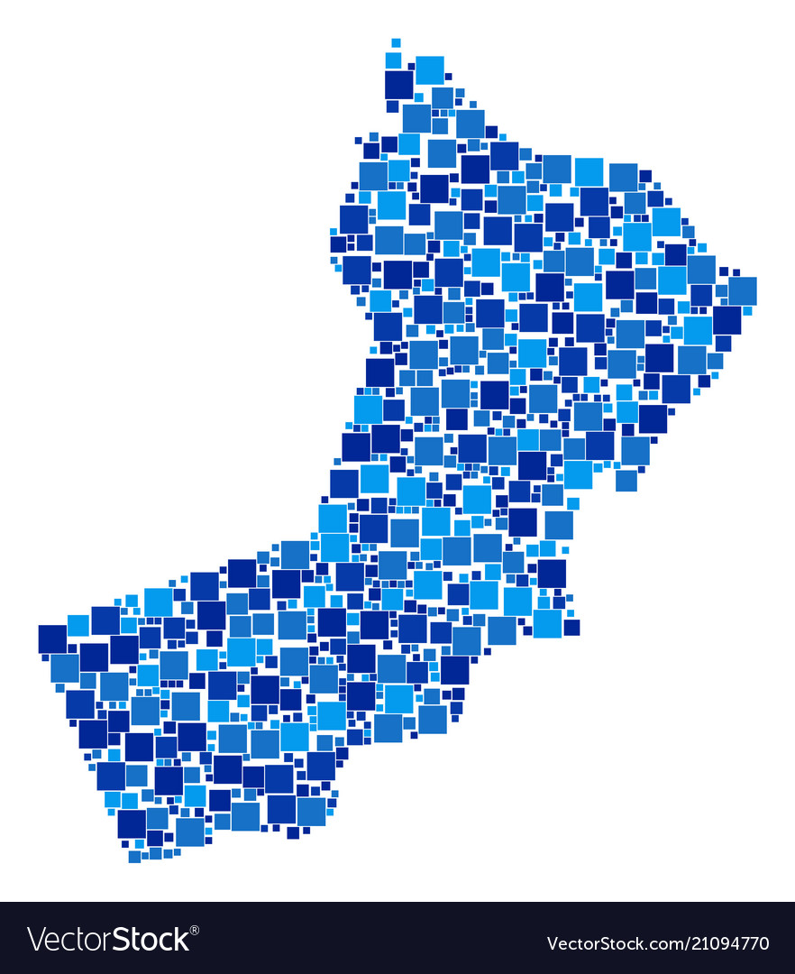 Oman map composition of squares vector image Oman map composition of squares