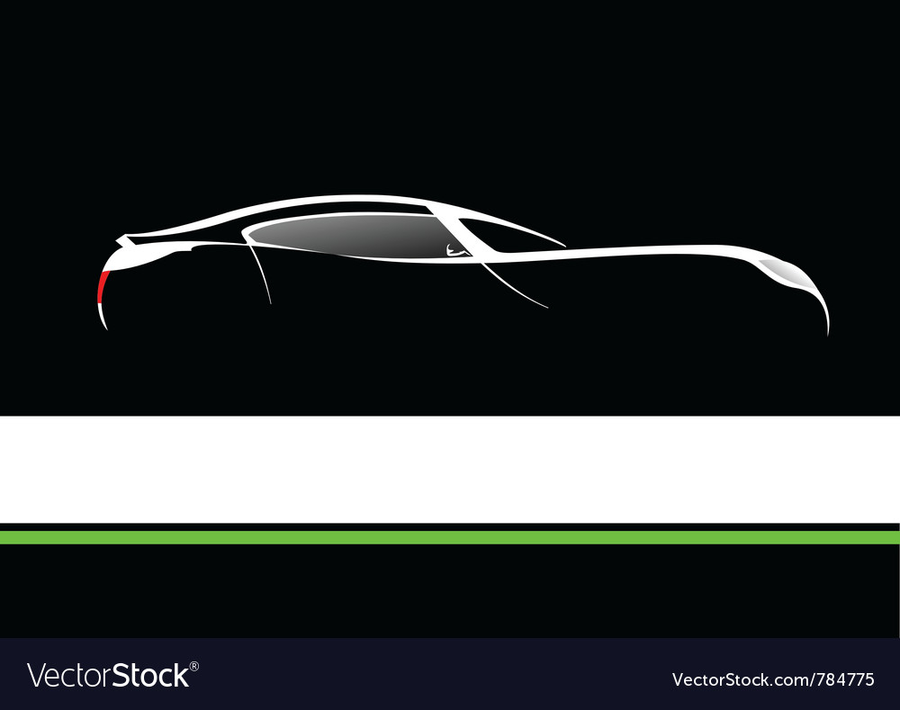 Modern car Royalty Free Vector Image VectorStock