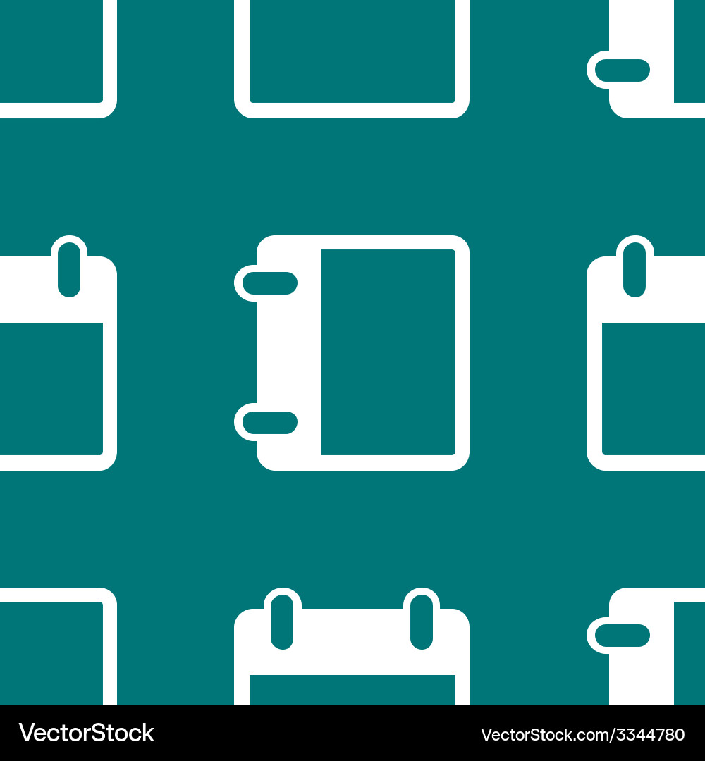 Calendar web icon flat design seamless pattern Vector Image