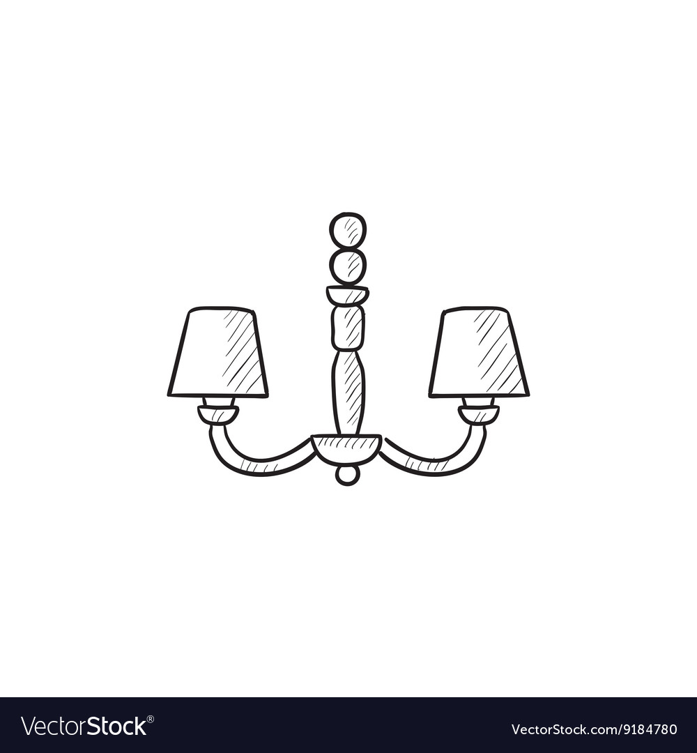 How to draw a chandelier - YouTube