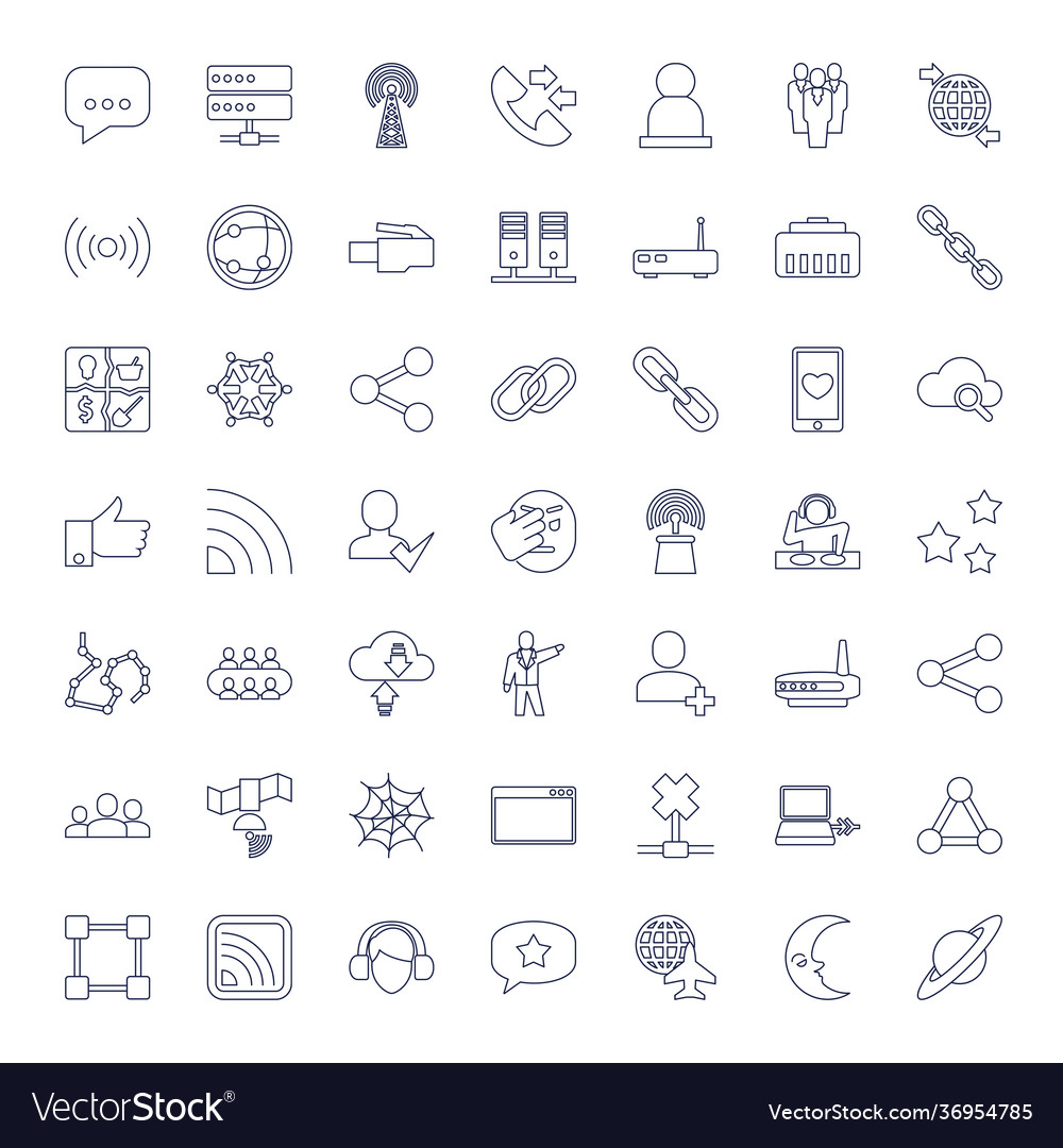 49 network icons