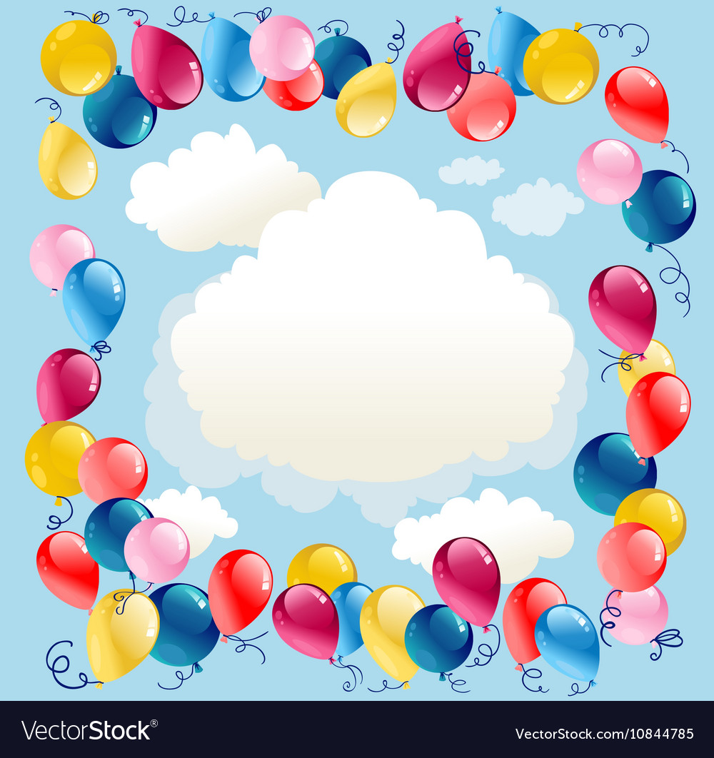 Colorful Balloons Background
