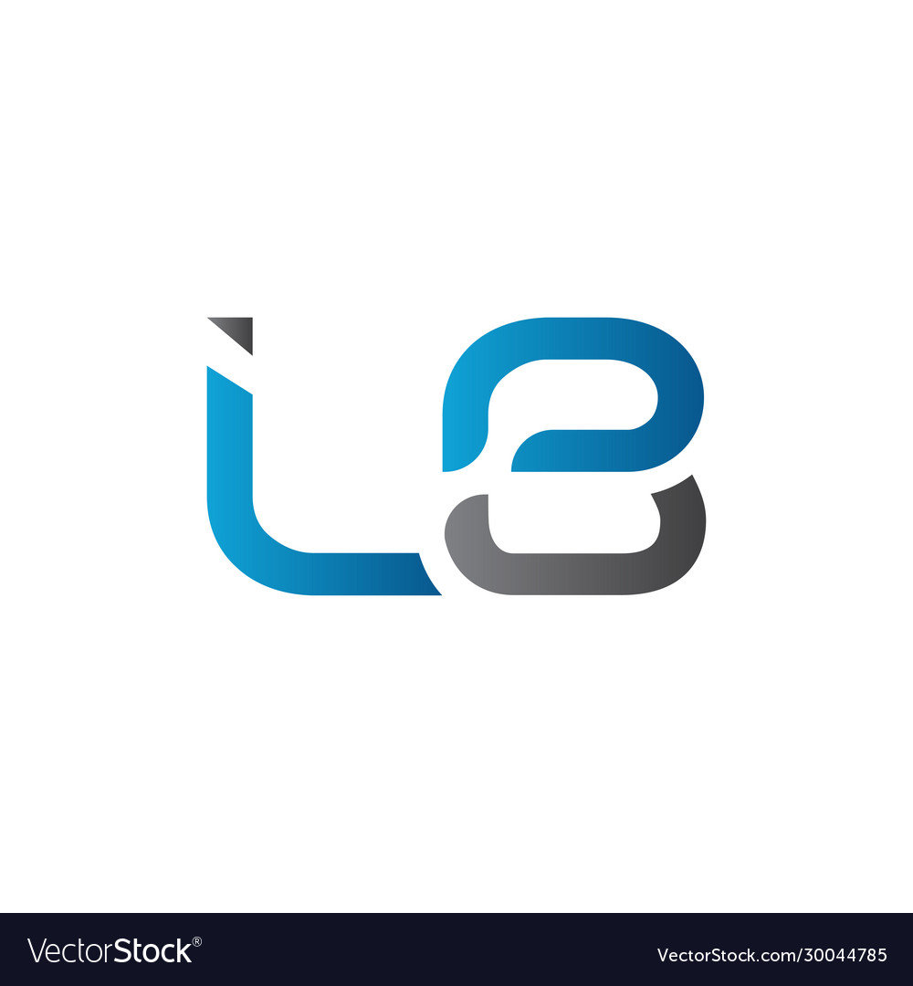 Initial lb Buchstaben Business Logo Design Vorlage