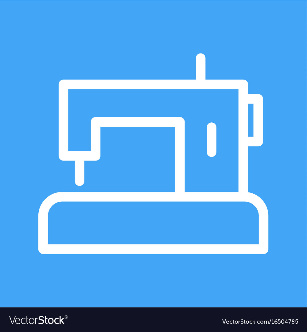 Sewing Machine Royalty Free Vector Image Vectorstock