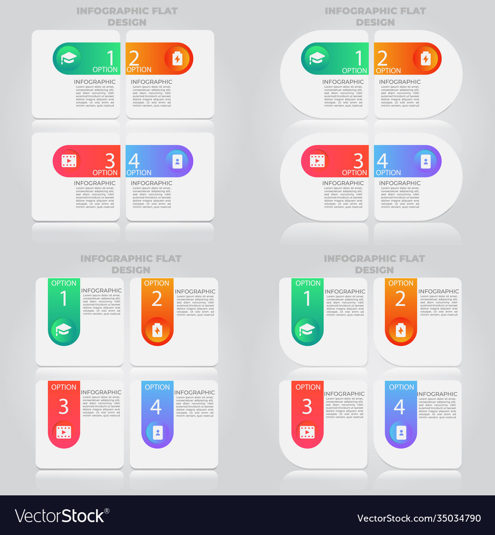 Business data visualization process chart Vector Image