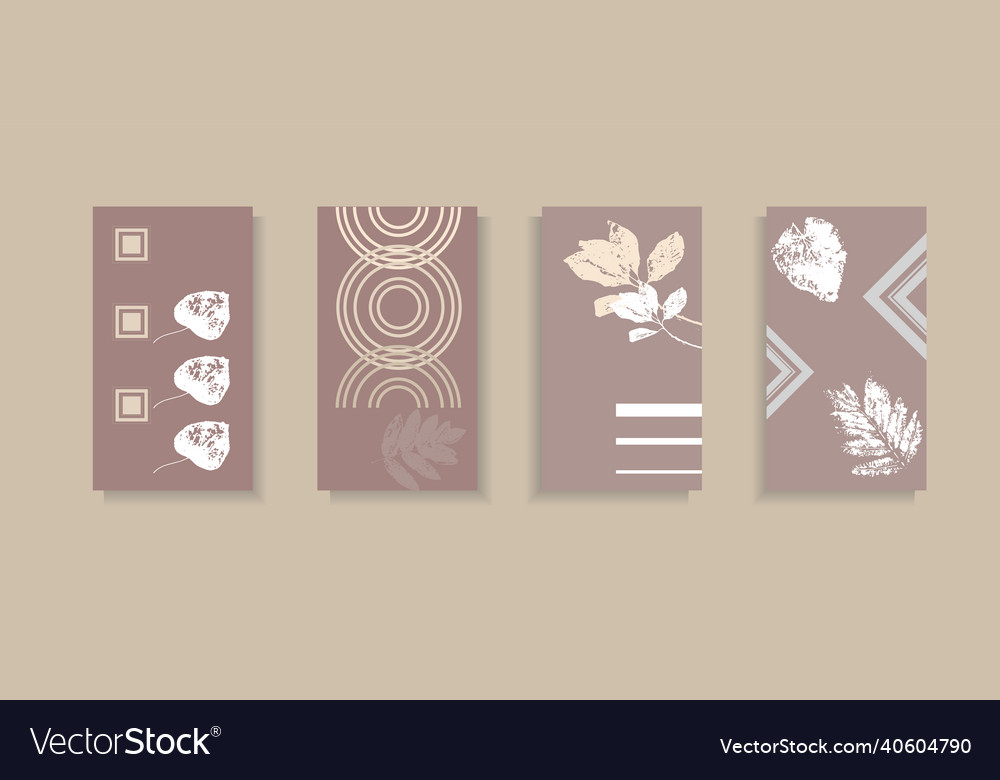 Collection of abstract vertical covers background