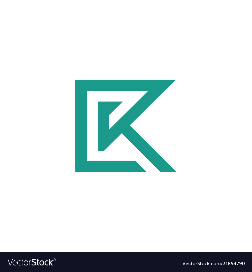 Initial letter k logo design template