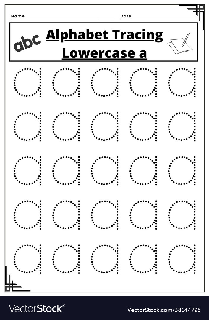 Lowercase Alphabet Tracing Worksheets Free