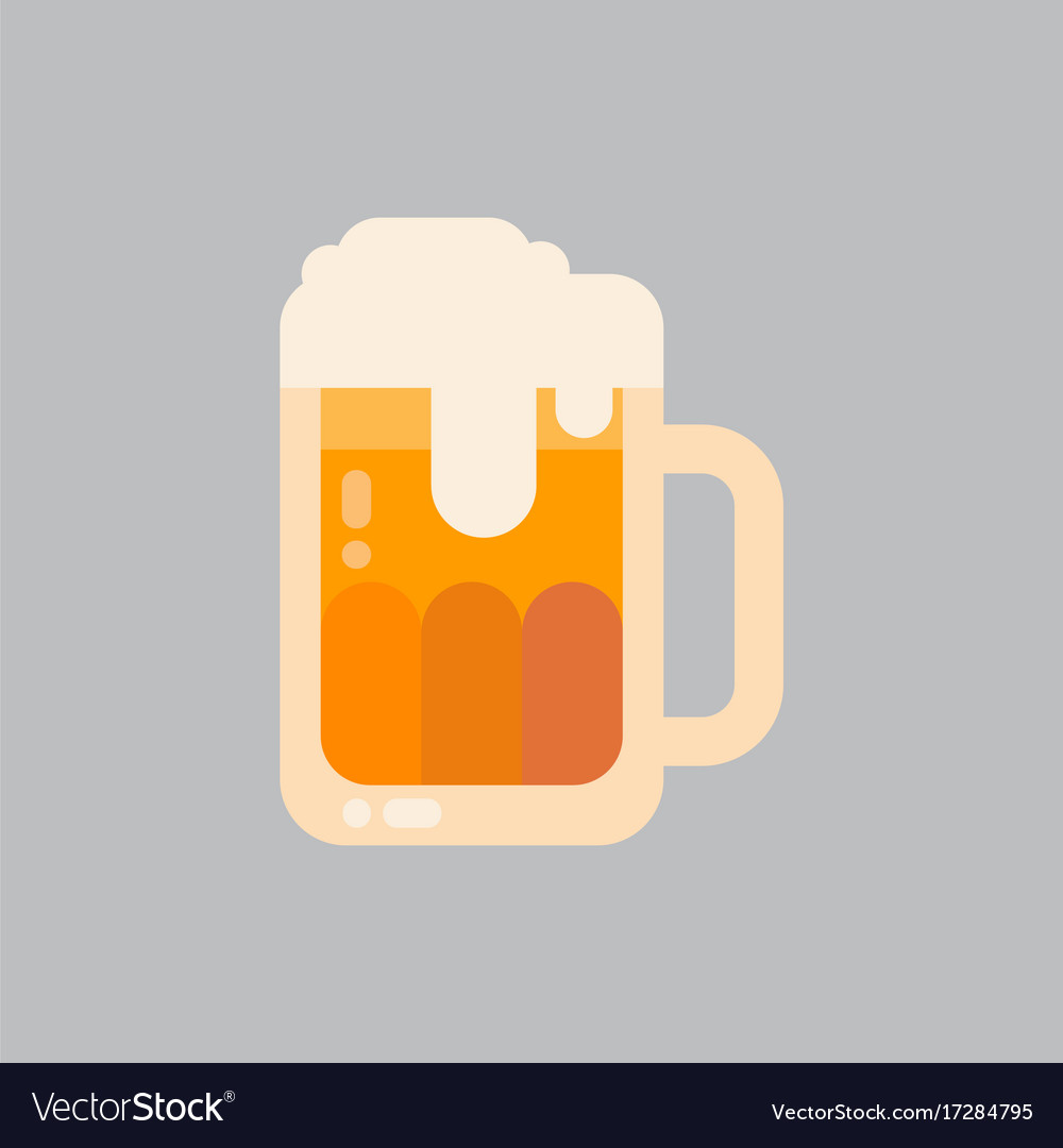 Beer mug icon oktoberfest festival concept