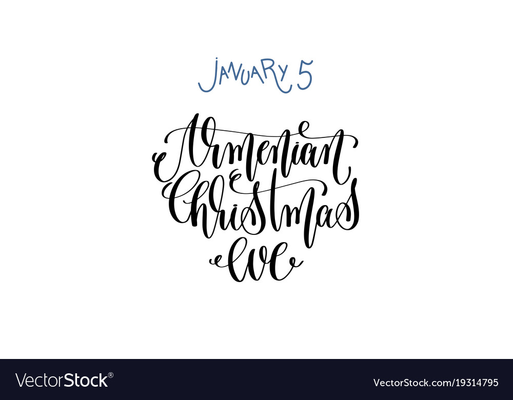 January 5 - armenian christmas eve hand